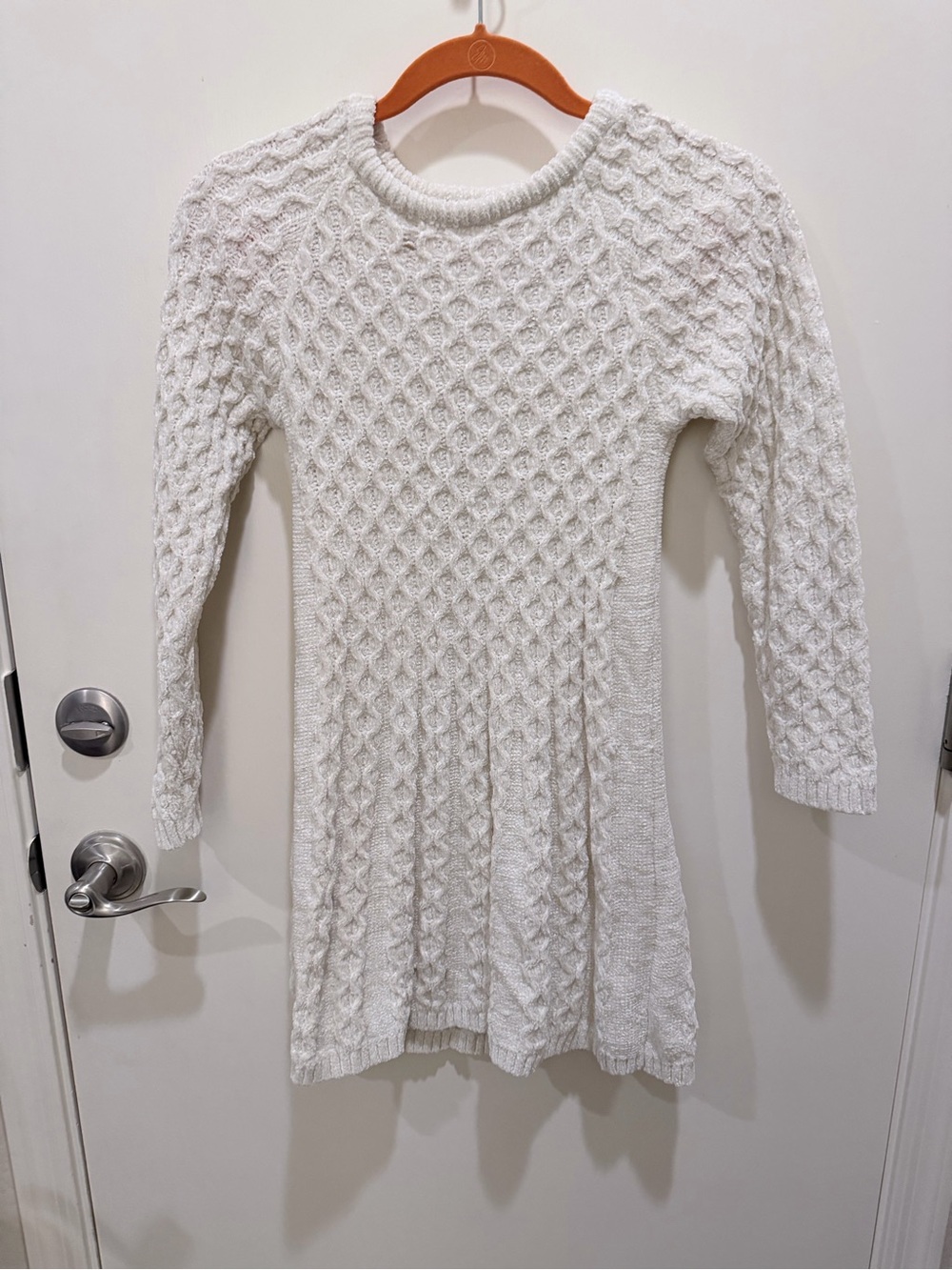 Love Squared Ivory Textured Knit Sweater